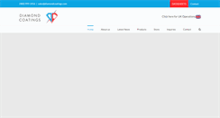 Desktop Screenshot of diamondcoatings.com