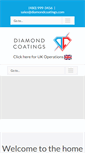 Mobile Screenshot of diamondcoatings.com